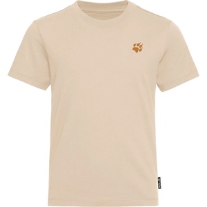 Jack Wolfskin Детска тениска Jack Wolfskin Kid's Paw T-Shirt - Paw Oyster - размер 116 (EU) (704-5896-0212)