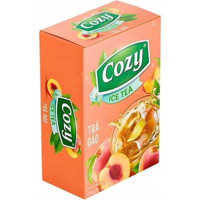 Cozy ledový instantní čaj Peach Broskvový ledový čaj 16 x 15 g