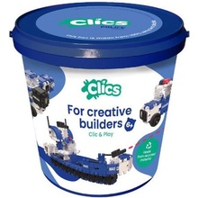 CLICS Bricks Bucket 8v1, 135 ks Police