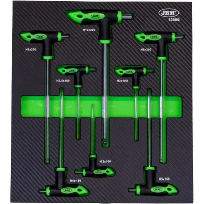 JGM Тава Т-образни шестограми, 8 броя , jbm , 53980