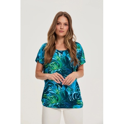 Moodo Дамска тениска Moodo - тъмнозелена Moodo | Sin | ЖЕНИ | S