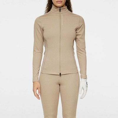 J.Lindeberg Mel Zip Mid Layer Vintage Khaki