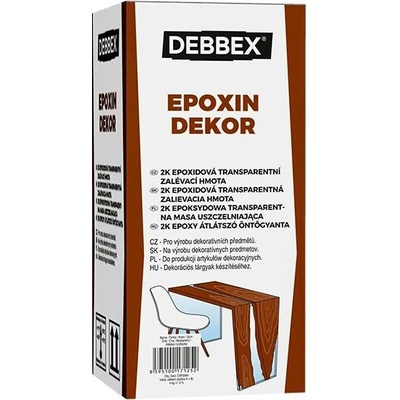 EPOXIN DEKOR - Epoxidová pryskyřice pro zalévání 4 kg