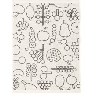 Iittala Кърпа за ръце Oiva Toikka Frutta 50 x 70 см сива (1064643)