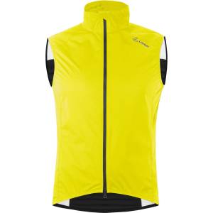 Löffler Мъжки елек за колоездене Löffler Bike Vest WPM Pocket Cycling vest - Lemon - размер 52 (EU) (054-0356-0214)