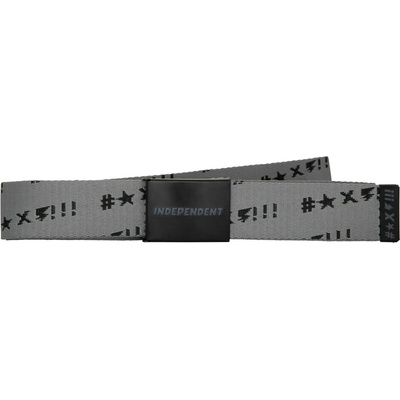INDEPENDENT opasok Exclamation Web Belt Black
