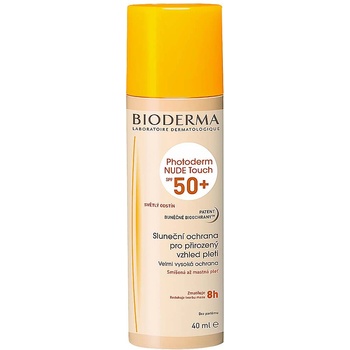 Bioderma Photoderm Nude Touch ochranný tónovaný fluid pro smíšenou až mastnou pleť Light SPF50+ 40 ml