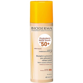 Bioderma Photoderm Nude Touch ochranný tónovaný fluid pro smíšenou až mastnou pleť Light SPF50+ 40 ml