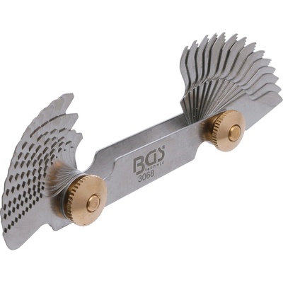 BGS technic Závitové měrky Whitworth 4G - 62G 28 listů 3068