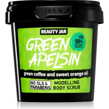 Beauty Jar Green Apelsin енергизиращ скраб за тяло с екстракти от кафе 200 гр