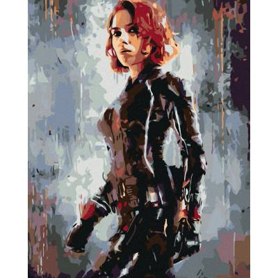Zuty Malování podle čísel AVENGERS BLACK WIDOW II