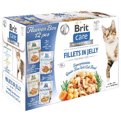 Brit Care Cat Fillets in Jelly Flavour box 12x85g
