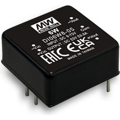 Mean Well DI06W8-15 Měnič DC/DC 6W 15V