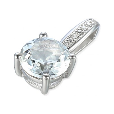 Gems Anya bílé zlato s brilianty a bílým topazem 585 38 2 1128.1B00.0.00.HSI.601.26