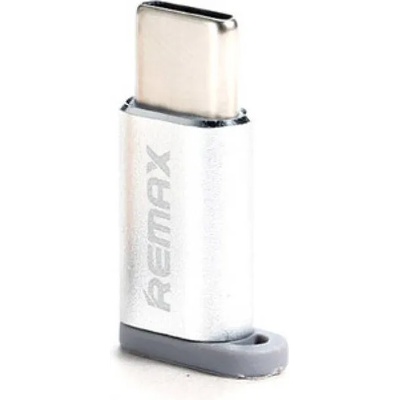 REMAX Преходник Micro USB към USB 3.1 Type-C, Remax RA-USB1, сребрист - 17158