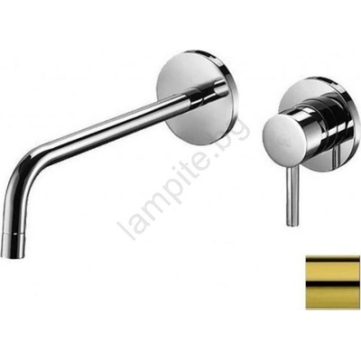 PAFFONI - Смесител за умивалник за вграждане LIGHT, златен (PF0144)