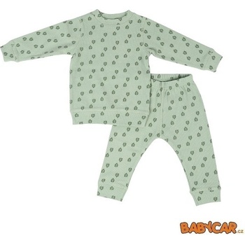 Dětské pyžamo Lodger Sleeper Print Rib Silt Geen