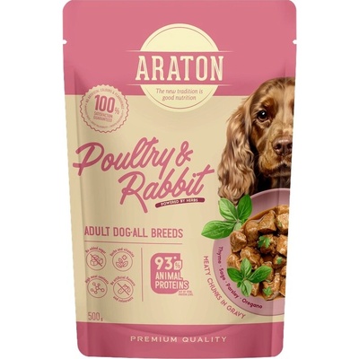 Araton Dog Adult Poultry & Rabbit 500 g