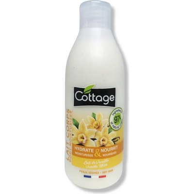 COTTAGE мляко за тяло, Vanilla milk, 200мл