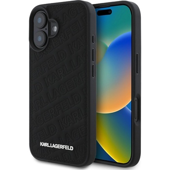 KARL LAGERFELD PU Стеган Модел Заден Калъф за iPhone 16 Black Karl Lagerfeld | Lilav | МЪЖЕ | UNI