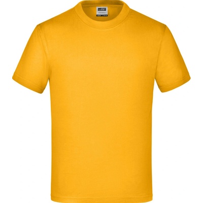 James & Nicholson tričko JN 19 gold yellow