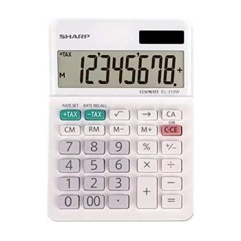 Sharp calculator desktop box elsi mate blister el310wb