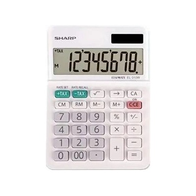 Sharp calculator desktop box elsi mate blister el310wb