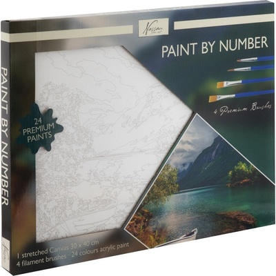 Craft Creative Malování podle čísel na plátno Krajina 30 x 40 cm – Zbozi.Blesk.cz