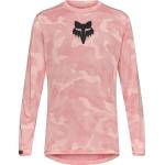 FOX Racing Мъжка фланелка с дълъг ръкав за колоездене FOX Racing Ranger Tru Dri L/S Jersey Cycling jersey - Berry (056-3243-1011)