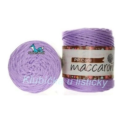 Maccaroni PP Cord 5mm světle fialová - 24