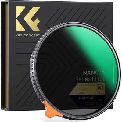 K&F CONCEPT Black Mist 1/4 ND 2-32x Nano X 62 mm