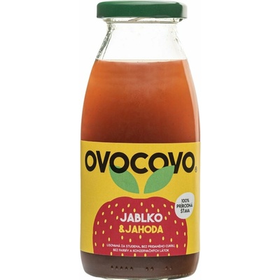 Ovocovo Jablko Jahoda 100% 250 ml