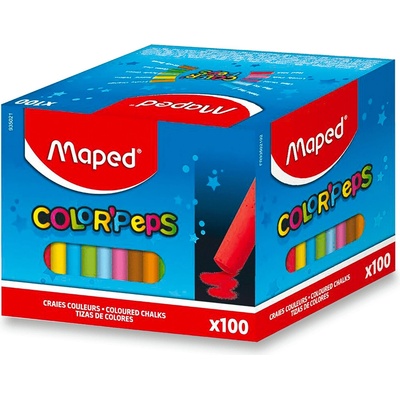 Maped Křídy školní barevné 100 ks – Sleviste.cz