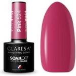 Claresa Claresa Soak Off UV/LED Pink Gel Polish 524 5g