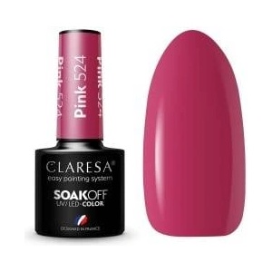 Claresa Claresa Soak Off UV/LED Pink Gel Polish 524 5g