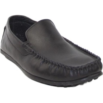 Image 1 of Български обувки Мъжки мокасини в черен цвят естествена кожа 095black