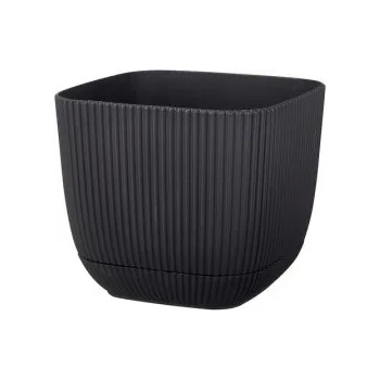 Image 1 of HORECANO - Квадратна саксия №4 - 19.3x19.3xh17cm 4L АНТРАЦИТ (G-384-A) (0126300)