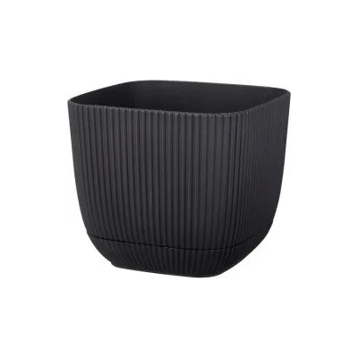 HORECANO - Квадратна саксия №4 - 19.3x19.3xh17cm 4L АНТРАЦИТ (G-384-A) (0126300)