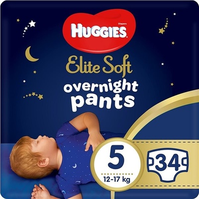 HUGGIES Elite Soft Pants cez noc Pants 5 2 x 17 ks
