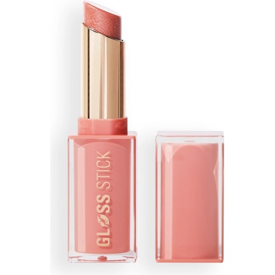 Revolution Pout Lip Gloss Stick Shimmer Peach Sorbet Nude 3 g