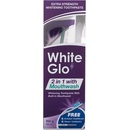 Kosmetické sady White Glo bělící pasta s ústní vodou 2 v 1 150 g + kartáček na zuby dárková sada