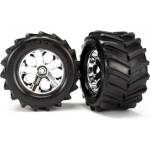 Traxxas колело 2.8" All-Star хром, гуми Maxx (чифт)