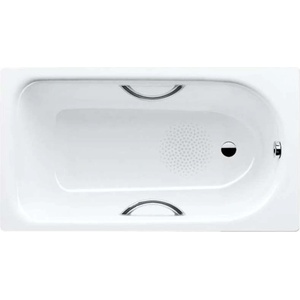 KALDEWEI Advantage - Правоъгълна вана Saniform Plus Star 331, 150x70 см, с отвори за дръжки, противоплъзгаща повърхност, бяла 133130000001 (133130000001)