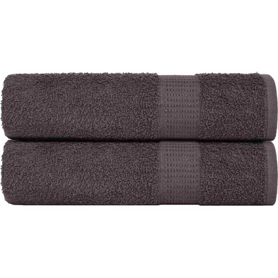 vidaXL Кърпи за баня FROGN 2 бр. Антрацит 100x150 см 360 г/м2 (136689)