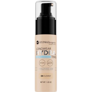 Bell HYPOAllergenic Хидратиращ фон дьо тен Longwear, 04 Sunny, 30 g - baby