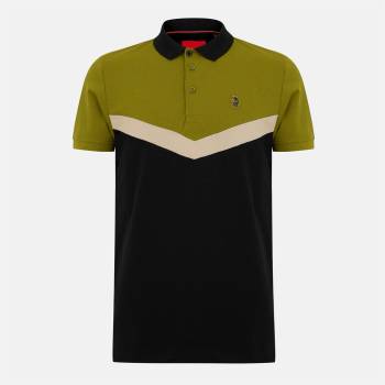 Luke Блуза с яка Luke Men's Cala Chev Short-Sleeve Polo Shirt - Cardamom Blk