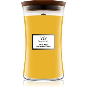 WoodWick Seaside Mimosa ароматна свещ с дървен фитил 609.5 гр