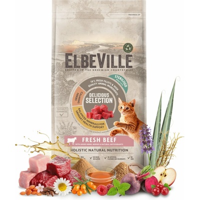 ELBEVILLE Cat Sterilised Fresh Beef 4,8 kg