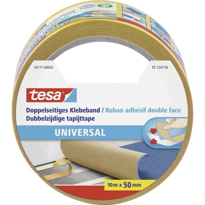 tesa UNIVERSAL obojstranná lepiaca páska biela 10 m x 50 mm