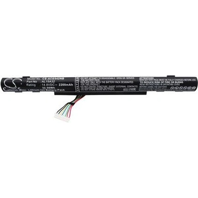 Cameron Sino Батерия за лаптоп ACER Aspire E5 522-64T9, Aspire F5-571-50RK, TravelMate P257-M-52CA, AL15A32 LiIon 14.8V 2200mAh CAMERON SINO (CS-ACE542NB)